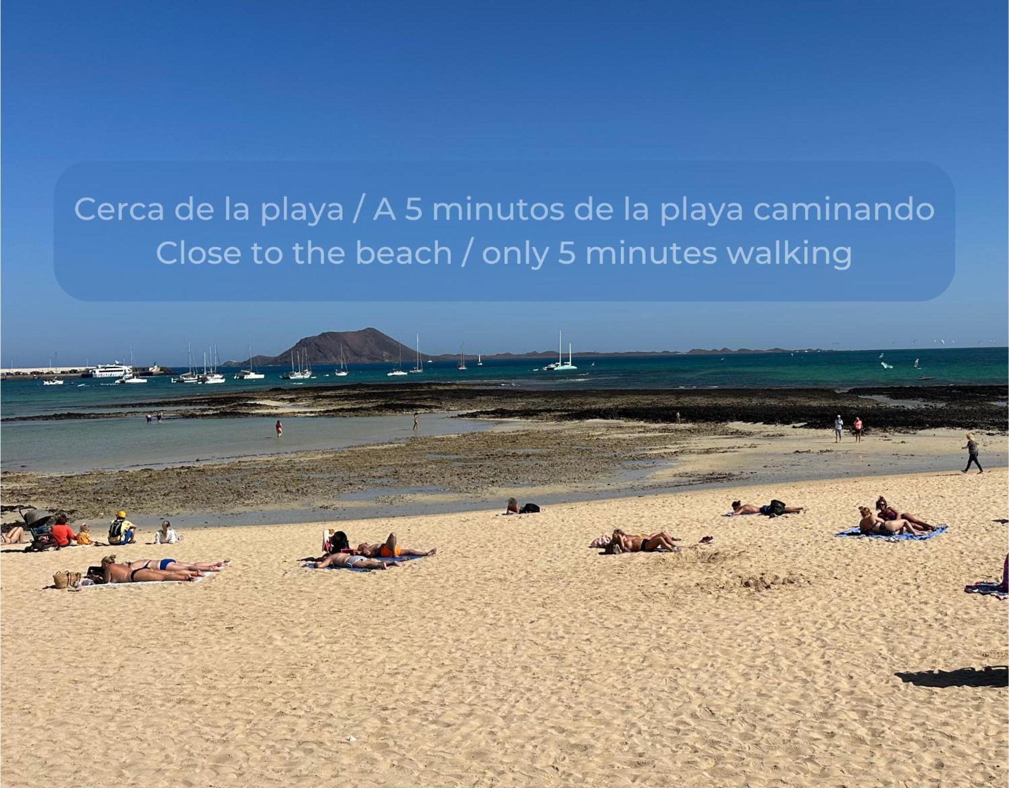 Canelita Con Piscina, Soleada Terraza Amplia Wifi Y Parking Corralejo Kültér fotó